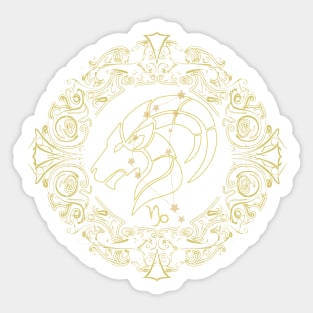Zodiac Sign Capricorn Sticker